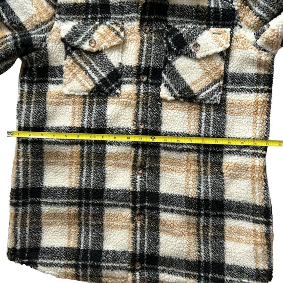 Volcom Silent Sherpa Jacket Hazelnut Womens Size S - Picture 10 of 16